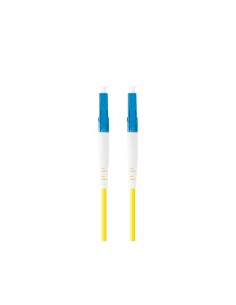 Latiguillo fibra optica lc - upc lanberg 1m mono simplex g657a1 lszh amarillo