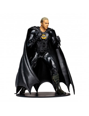 Megafigura mcfarlane toys dc multiverse the flash - batman michael keaton sin mascara