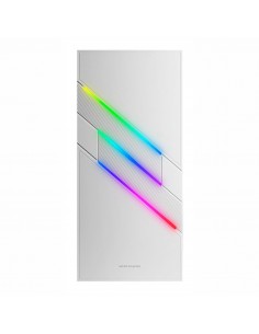 Caja ordenador mars gaming mc - u3 blanco atx 1 x usb 3.0 2 x usb 2.0 1 x 120mm argb