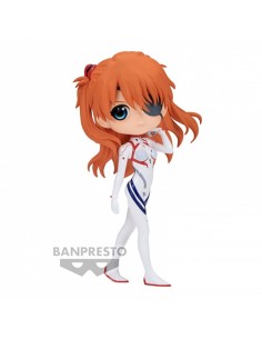Figura banpresto q posket evangelion : 3.0+1.0 plugsuit style asuka shikinami langley ver.b 14cm