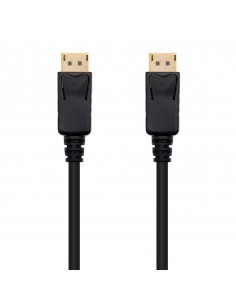 Cable displayport nanocable 1m - macho - macho - negro