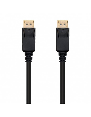 Cable displayport nanocable 1m - macho - macho - negro