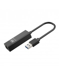 Adaptador usb 3.2 a rj45 ewent ew1017 macho - hembra - negro
