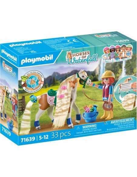 Playmobil ellie con caballo