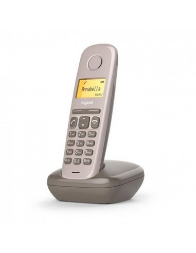 Telefono fijo inalambrico gigaset a170 marron 50 numeros agenda - 10 tonos