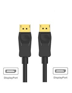 Cable ewent displayport 1.2 - 4k - 60hz - a - a awg28 - 2m