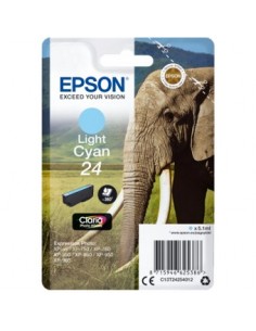 Cartucho tinta epson c13t24254012 cian claro elefante