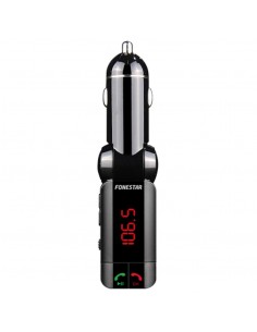 Transmisor fm coche fonestar tl - 3ub bluetooth 3.0 - transmision 0.5 - 2m distancia