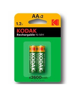 Blister pilas kodak recargables ni - mh aa lr6 2600 mah - blister 2 pilas