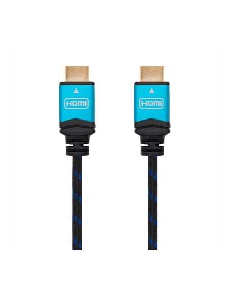 Cable hdmi 2.0 nanocable 4k 0.5m - macho - macho - negro