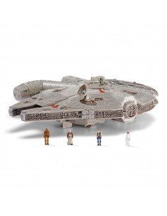 Figura star wars halcon milenario con luz y sonido