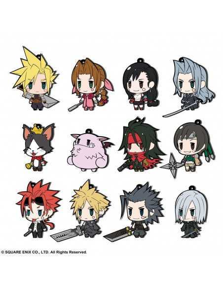 Set 12 colgantes de goma square enix final fantasy vii extended edition
