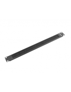 Brush panel lanberg 1u negro 19 pulgadas