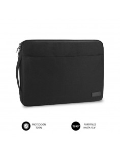 Funda subblim urban laptop sleeve para portatil 15.6 pulgadas negro