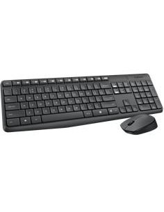 Teclado + mouse logitech mk235 wireless inalambrico frances