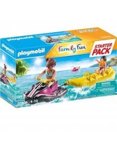 Playmobil starter pack moto de agua con bote banana