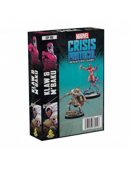 Juego de mesa marvel crisis protocol klaw and mÂ´baku (ingles)