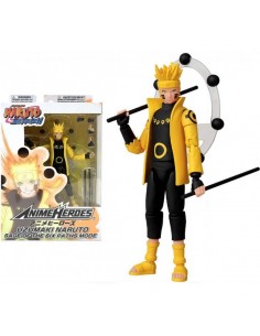 Figura bandai naruto shipudden anime heroes uzumaki naruto modo sabio de los seis caminos
