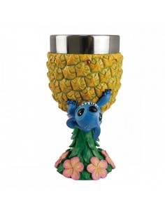 Cáliz decorativo enesco disney stitch con piÃ±a