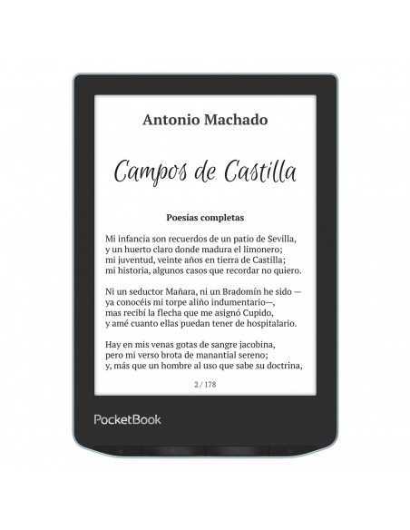Libro electronico ebook pocketbook verse 6 pulgadas 8gb azul brillante - bright blue