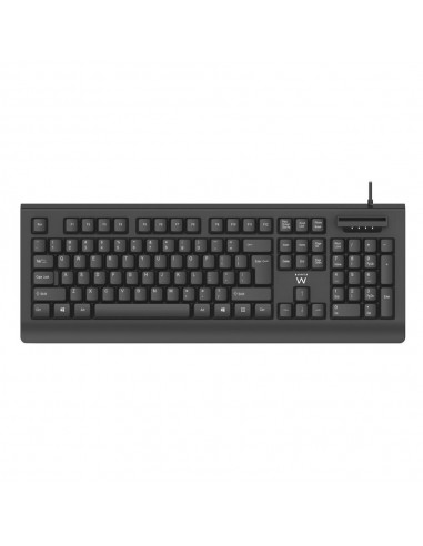 Teclado ewent ew3286 usb + lector dni