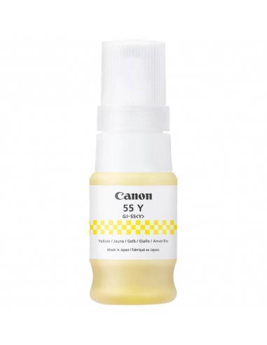 Botella tinta canon gi - 55 ink amarillo