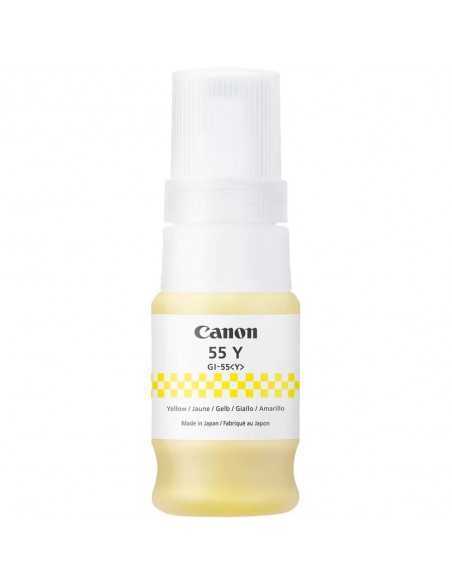 Botella tinta canon gi - 55 ink amarillo