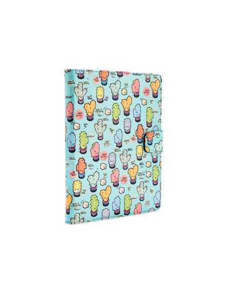 Funda universal rotatory 360Âº silver ht para tablet 9 - 10.1 pulgadas cactoos green metal