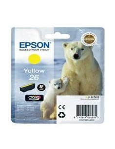 Cartucho tinta epson t261440 amarillo xp - 600 - 605 - 700 - 800 - oso polar