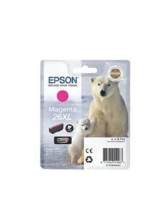 Cartucho tinta epson t263340 magenta xl xp - 600 - 605 - 700 - 800 - oso polar