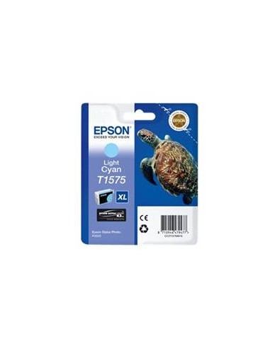 Cartucho tinta epson t157540 cian claro photo r3000 - c13t15754010 - tortuga