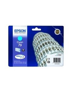 Cartucho tinta epson t791240 cian 6.5ml 800pag wf - 4630464051105190 - torre de pisa