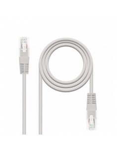 Cable red nanocable latiguillo rj45 utp cat6 5m gris
