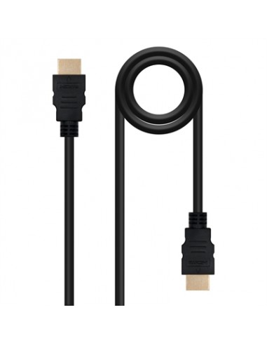 Cable hdmi 1.3 nanocable 1m - macho - macho - negro