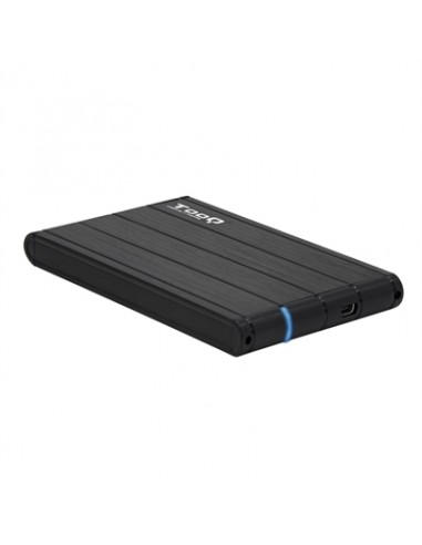 Caja externa tooq tqe - 2530b para hdd 2.5 pulgadas sata 3 usb 3.0 negro