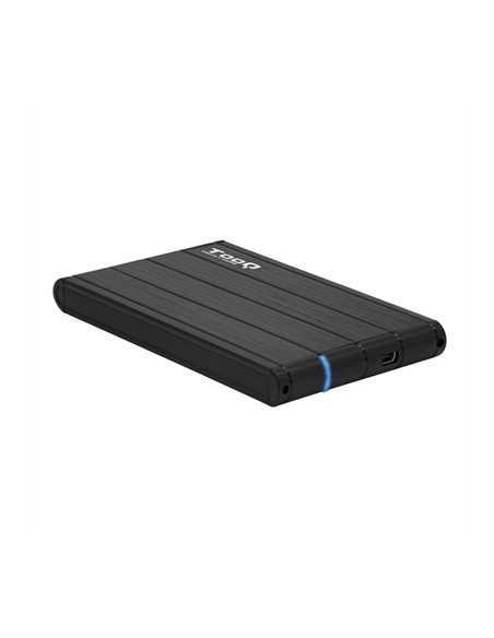 Caja externa tooq tqe - 2530b para hdd 2.5 pulgadas sata 3 usb 3.0 negro