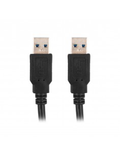 Cable usb 3.0 lanberg 1m - macho - macho - negro