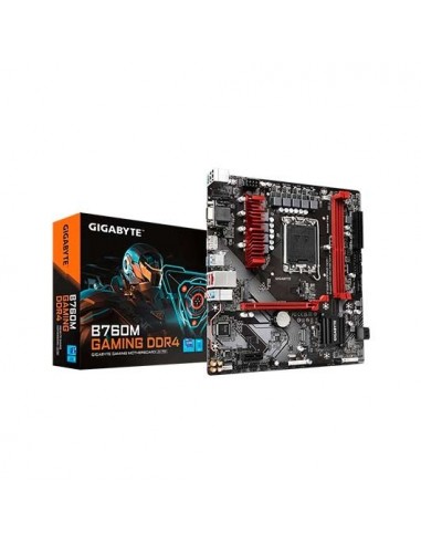 Placa base gigabyte 1700 gaming b760m ddr4 m - atx - 2x ddr4 - 4x sata
