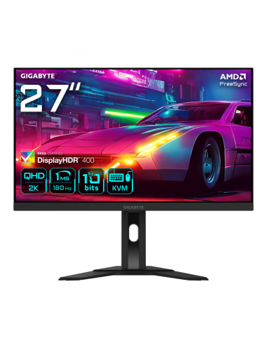Monitor gaming gigabyte m27qa 27 pulgadas qhd 180hz