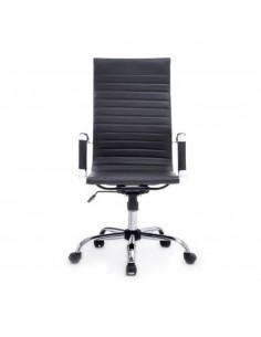 Silla de oficina equip 651001 negra ergonomica respaldo alto