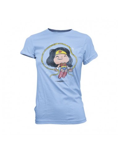 Camiseta funko pop super cute tee dc wonder woman con cuerda talla l niÃ±a 23301