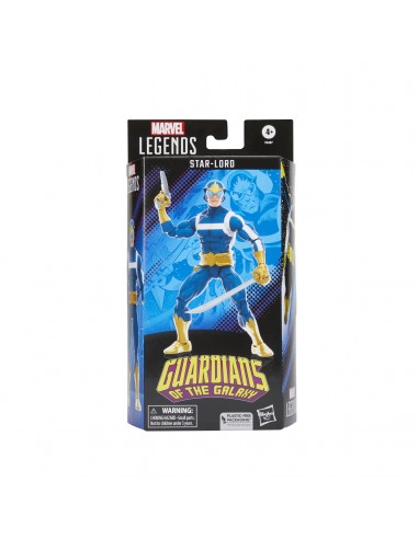 Figura hasbro marvel legends guardianes de la galaxia star - lord