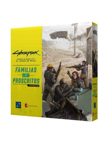 Juego de mesa cyberpunk 2077: familias y proscritos edad recomendada 14 aÃ±os