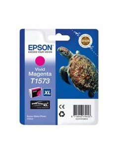 Cartucho tinta epson t157340 magenta vivo para epson photo r3000 - c13t15734010 - tortuga