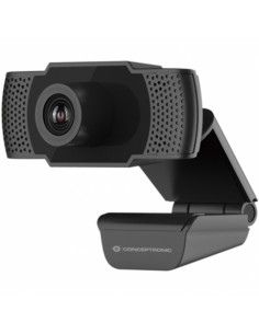 Webcam fhd conceptronic amdis01b - 1080p - usb - 30 fps - angulo vision 90Âº - foco manual - microfono integrado