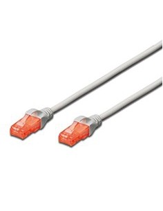 Cable red ewent latiguillo rj45 utp cat6 10m gris