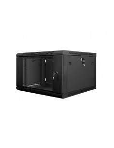 Armario rack lanberg 6u 600x600x368 auto ensamblado 19 pulgadas pulgadas hasta 60 kg negro