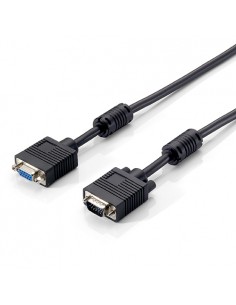 Cable alargo svga equip 3coax macho - hembra 1.8m con ferritas