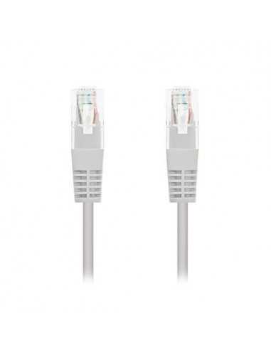 Cable red nanocable latiguillo rj45 utp cat6 7m gris