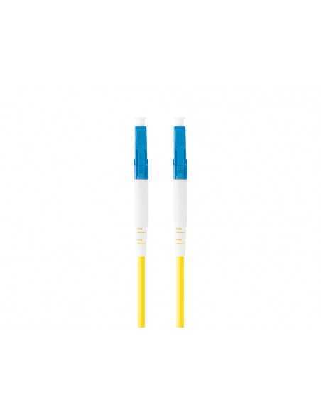 Latiguillo fibra optica lc - upc lanberg 10m mono simplex g657a1 lszh amarillo